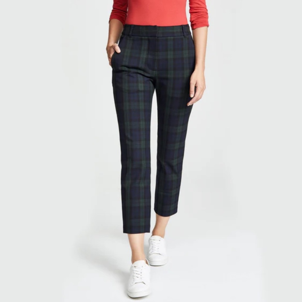 Stradivarius Green and Black checkered pants